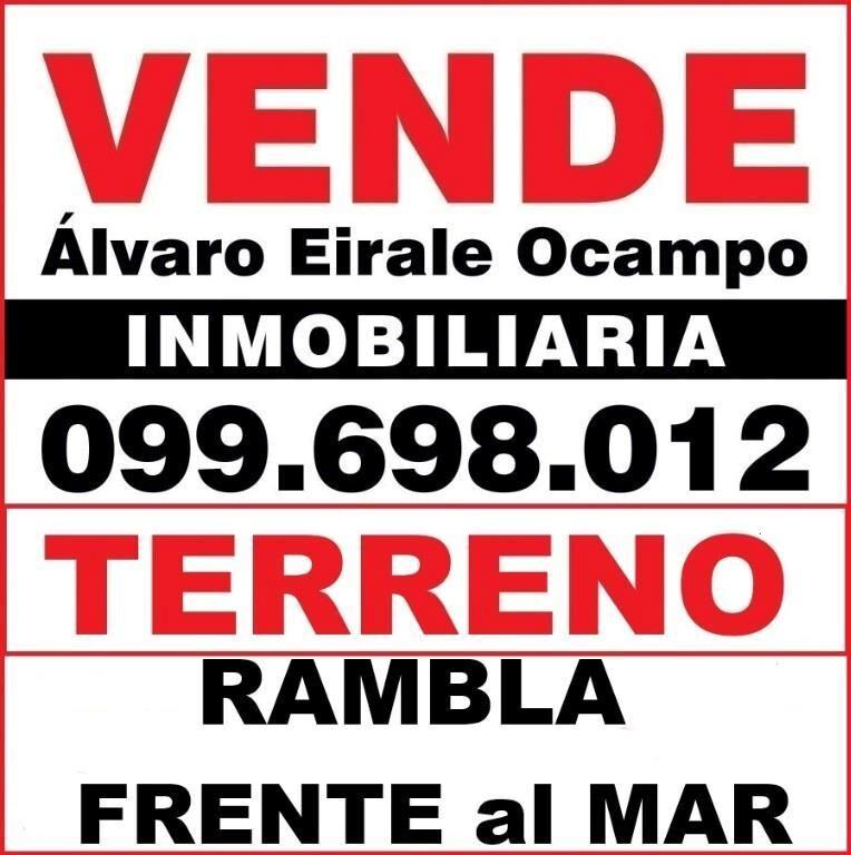 * RAMBLA MALVÌN : TERRENO 500 m2 FRENTE X 2 CALLES