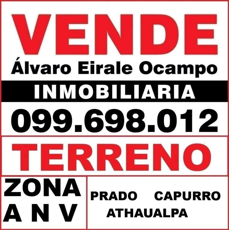* ZONA A N V PRADO TERRENO ESQUINA 400 m2 Alt. 16.50 mts.
