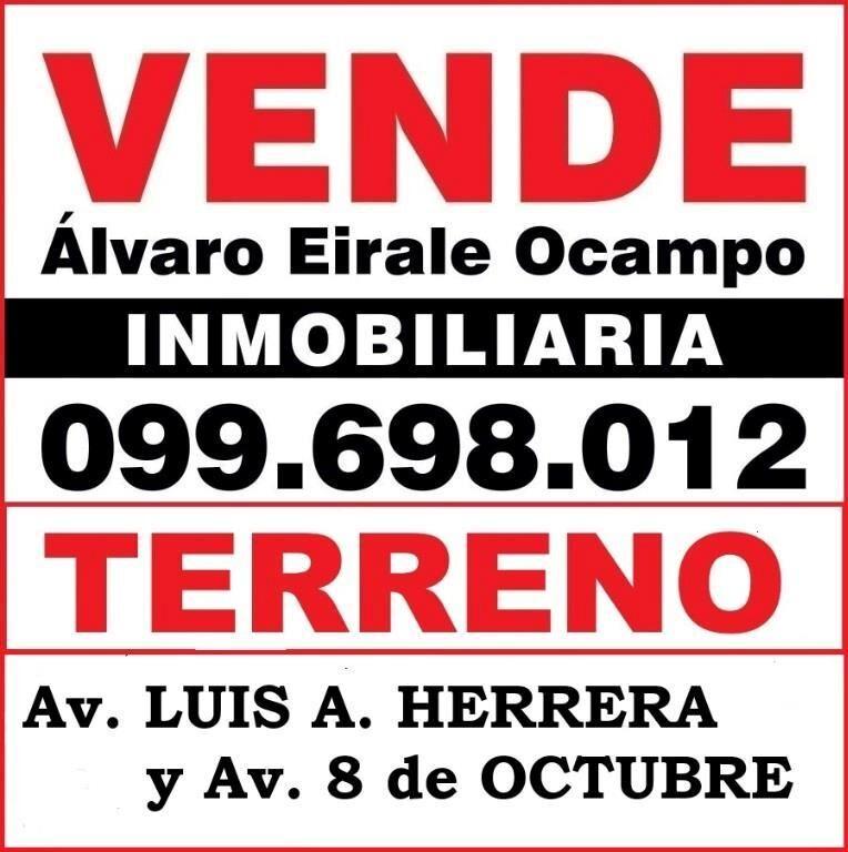 * ZONA A N V 8 OCTUBRE y L.A. HERRERA 1.900 m2 Altura 27mt