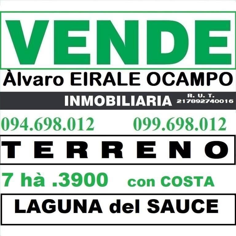 * LAGUNA DEL SAUCE TERRENO 73.900 m2 COSTA A LA LAGUNA