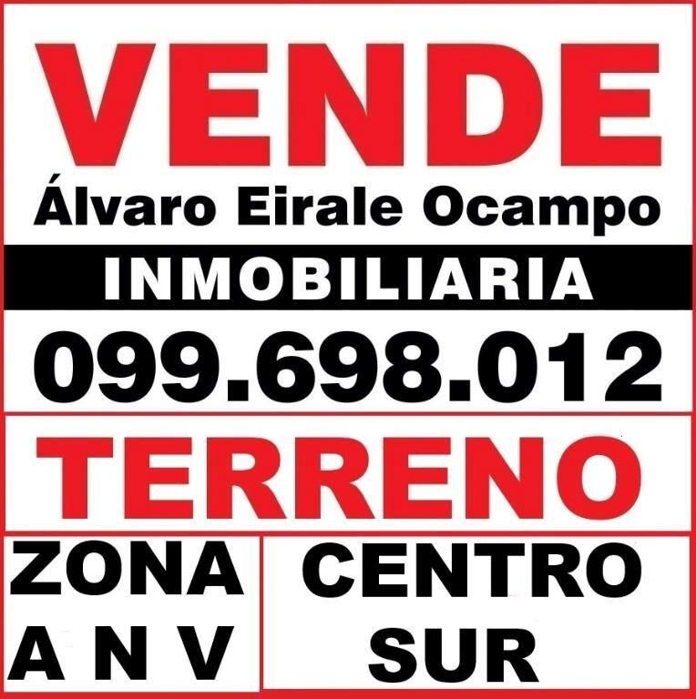 * ZONA A N V CENTRO SUR 10. X 25.= 250 m2 Alt. 27 mts.