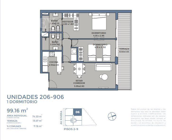 Venta Apartamento - Pocitos DELREY PROPIEDADES