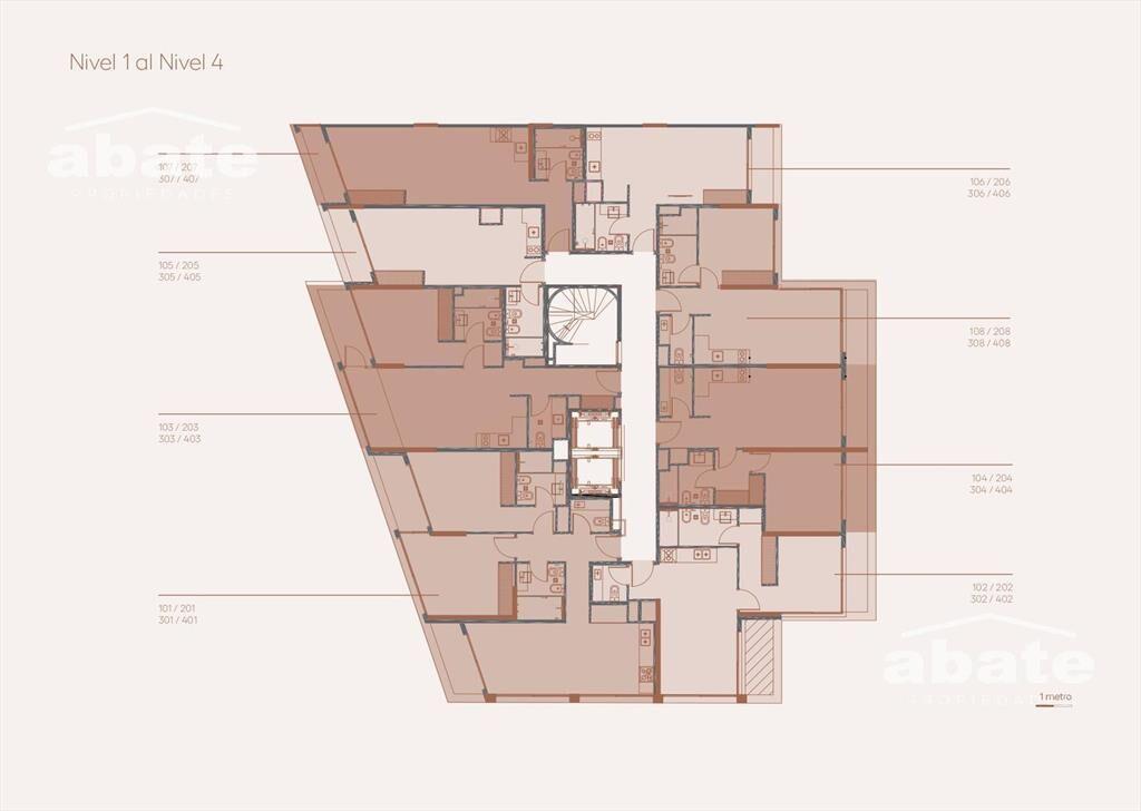 Venta apartamento 2 dormitorios en Pocitos Nuevo