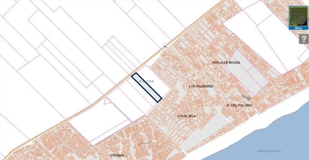 Venta de Lote de 10 Hectáreas sobre Ruta10 cerca de Valizas