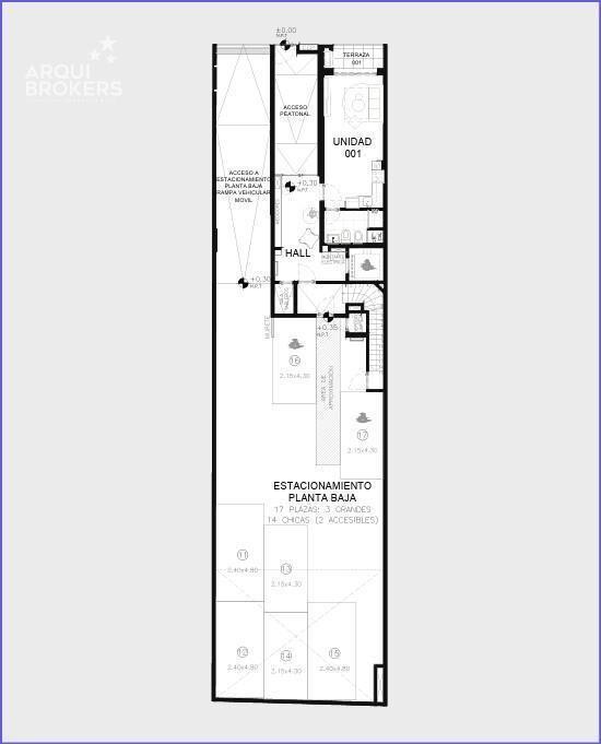 Apartamento monoambiente en venta en Cordón Sur - 203