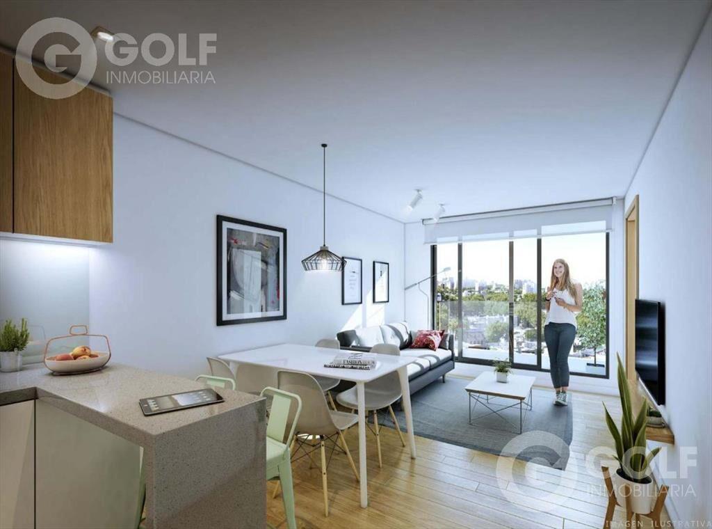 Venta de monoambiente con terraza en Punta Carretas