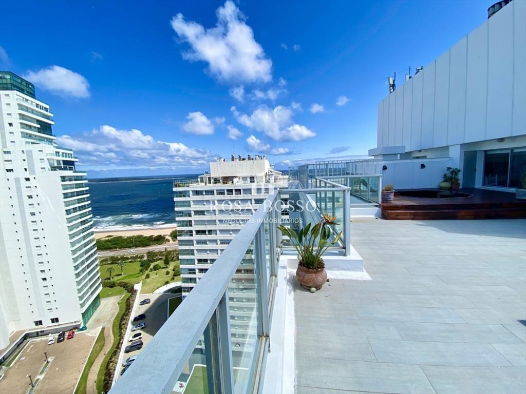 Penthouse, Alquiler, 3 dormitorios, Mansa, Punta