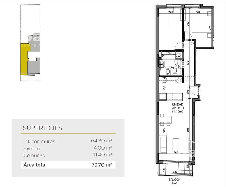Venta Apartamentos de 2 dormitorios a estrenar en La Blanqu