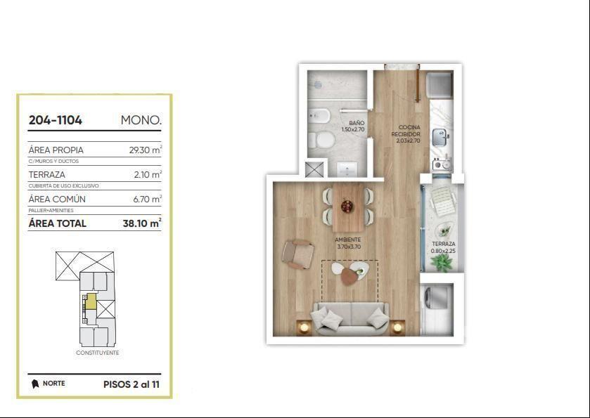 Venta Apartamento - Cordón DELREY PROPIEDADES