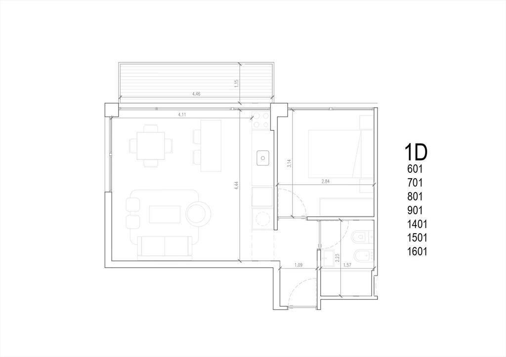 Venta 1 Dormitorio en La Blanqueada