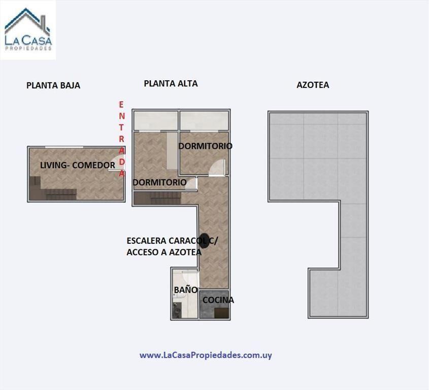 Alquiler de Apartamento de 2 dormitorios en Cordón