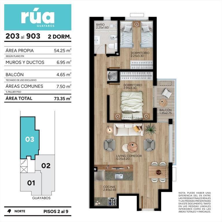 Venta Apartamento 2 Dormitorios en Cordon