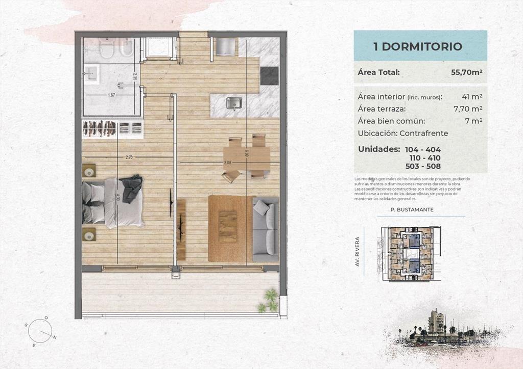 Venta Apartamento 1 Dormitorio en Buceo