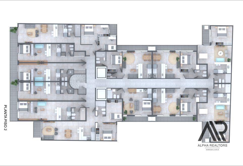 Apartamento a estrenar de 1 dormitorio con baño social, ...