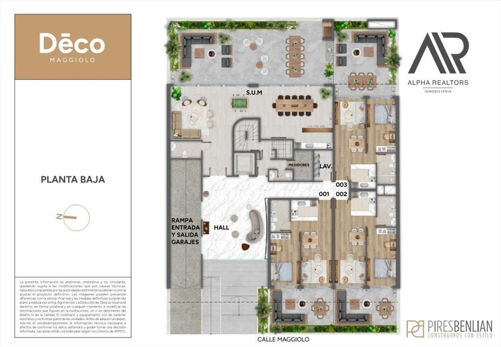 Apartamento en venta en Barrio Golf