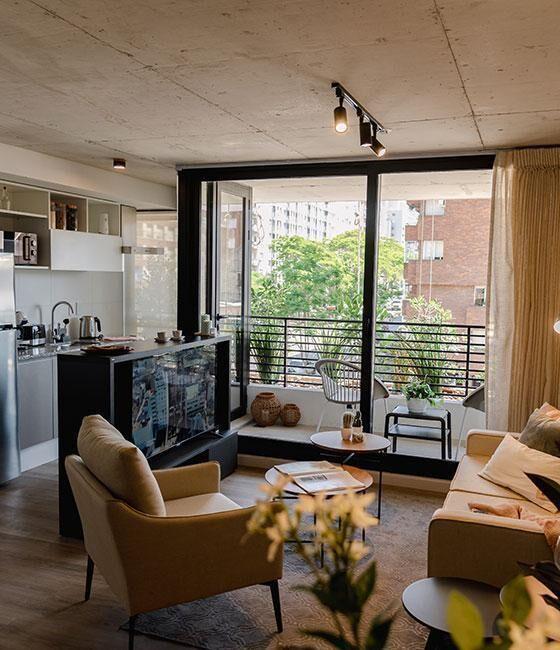 Venta apartamento de dos dormitorios con terraza- Aguada-Be