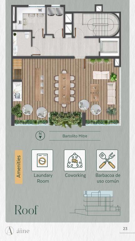 Venta de Monoambiente en Pocitos
