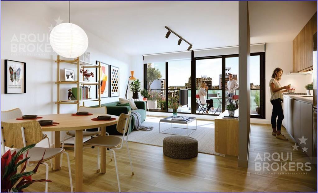 Apartamento de un dormitorio con patio en venta en Cordón -