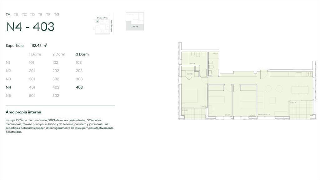 Venta apartamento de 3 dormitorios en Carrasco
