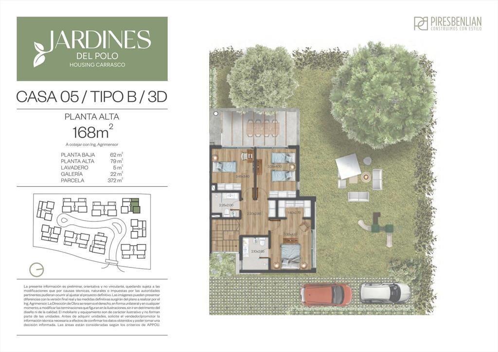 Venta Casa Duplex 3 Dormitorios en Carrasco Norte