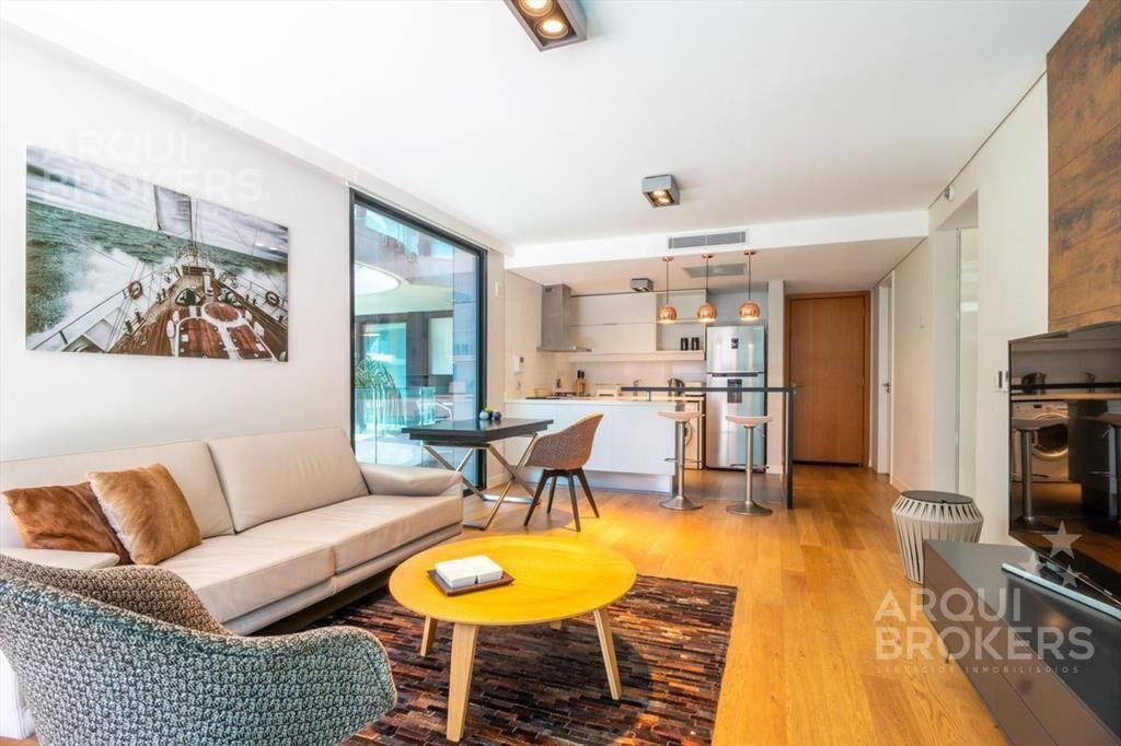 Venta con renta de apartamento un dormitorio en Puerto del