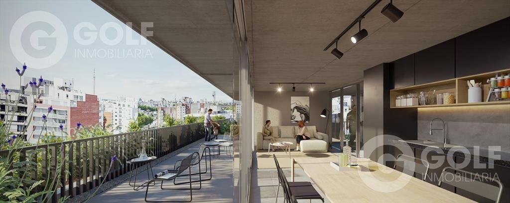Venta de apartamento de 1 dormitorio en Tres Cruces