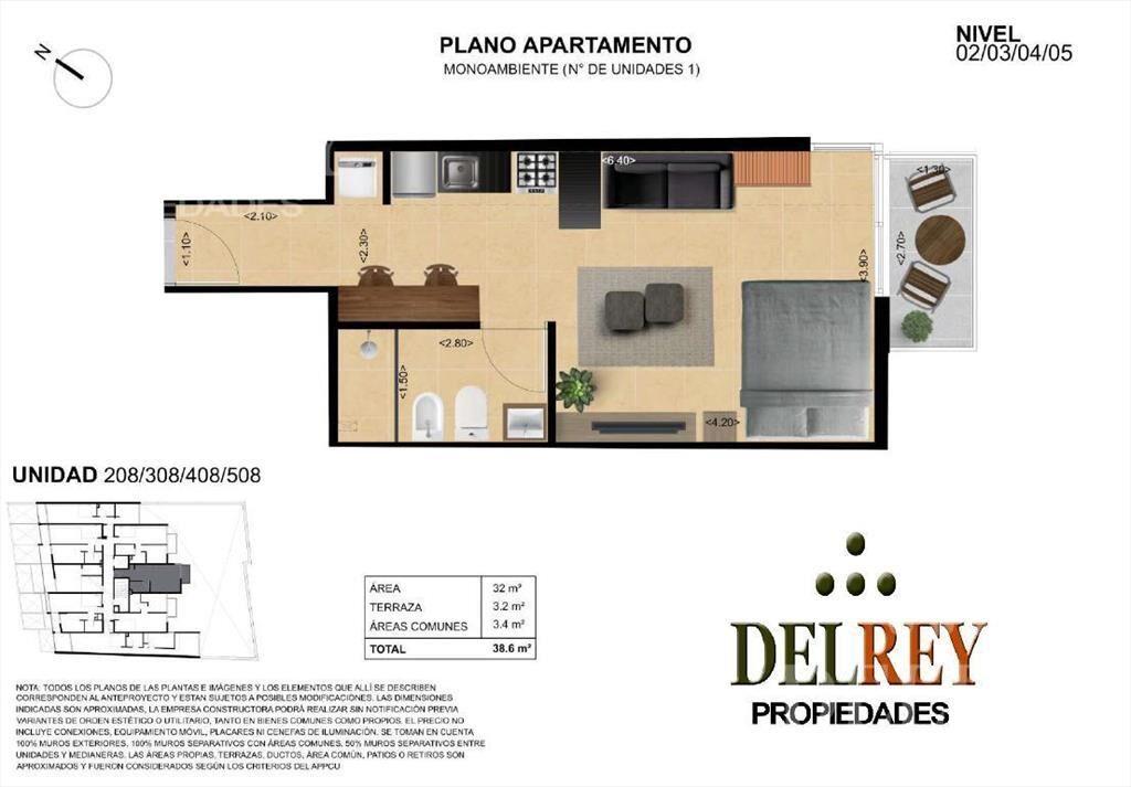 Venta Apartamento - Tres Cruces DELREY PROPIEDADES