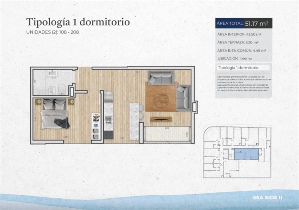 Apartamento En Venta En Pocitos Nuevo De Un Dormitorio A...