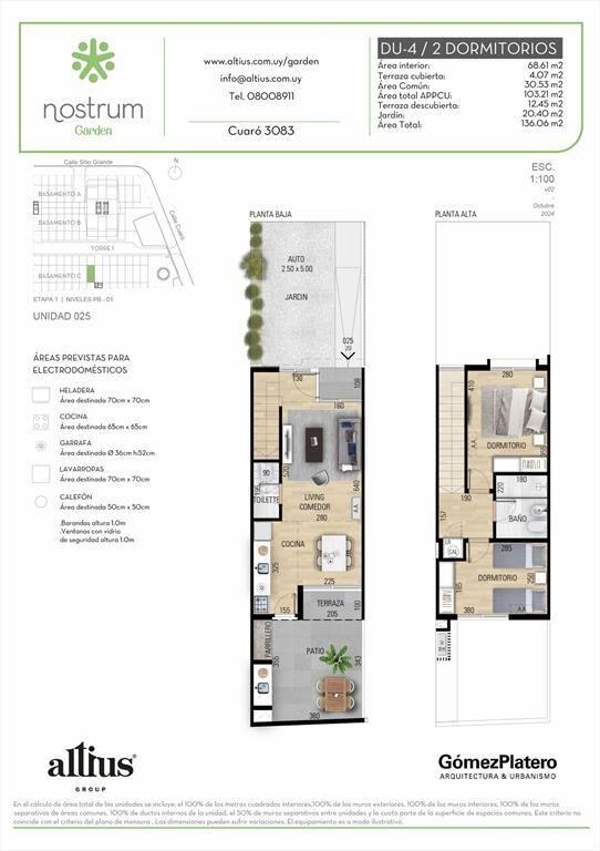 VENTA DUPLEX 2 DORMITORIOS NOSTRUM GARDEN PRADO