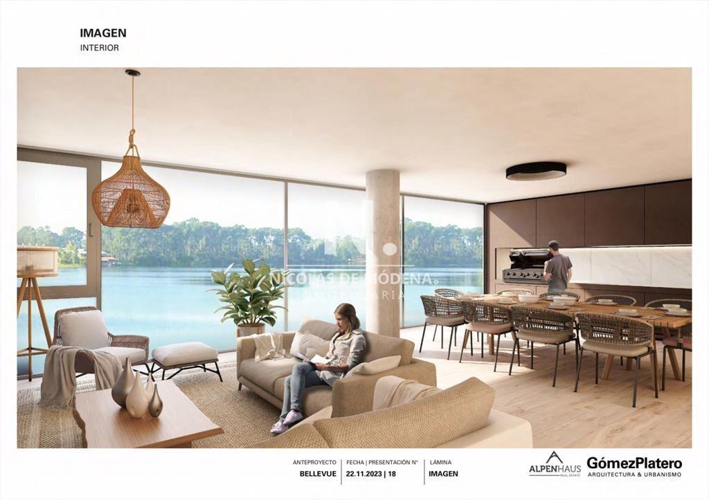 Venta Apartamento de 3 Dormitorios Con vista al Lago en Bar
