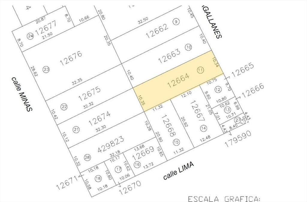 VENTA TERRENO AGUADA FRENTE 10 LEY VIS