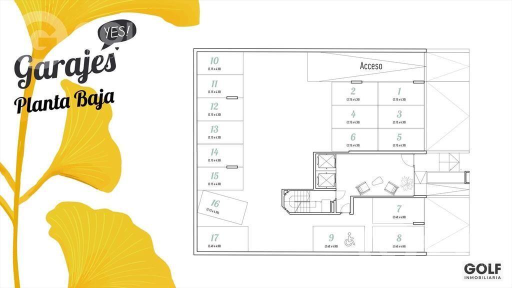 Venta de Apartamento 2 Dormitorios con Parrillero en Parque