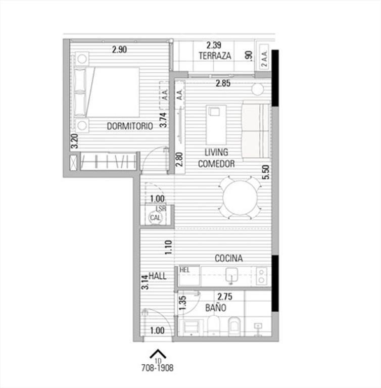 TORRE 2, MORE ATLANTICO, 1 DORM.PISO 7 C/AMENITIES