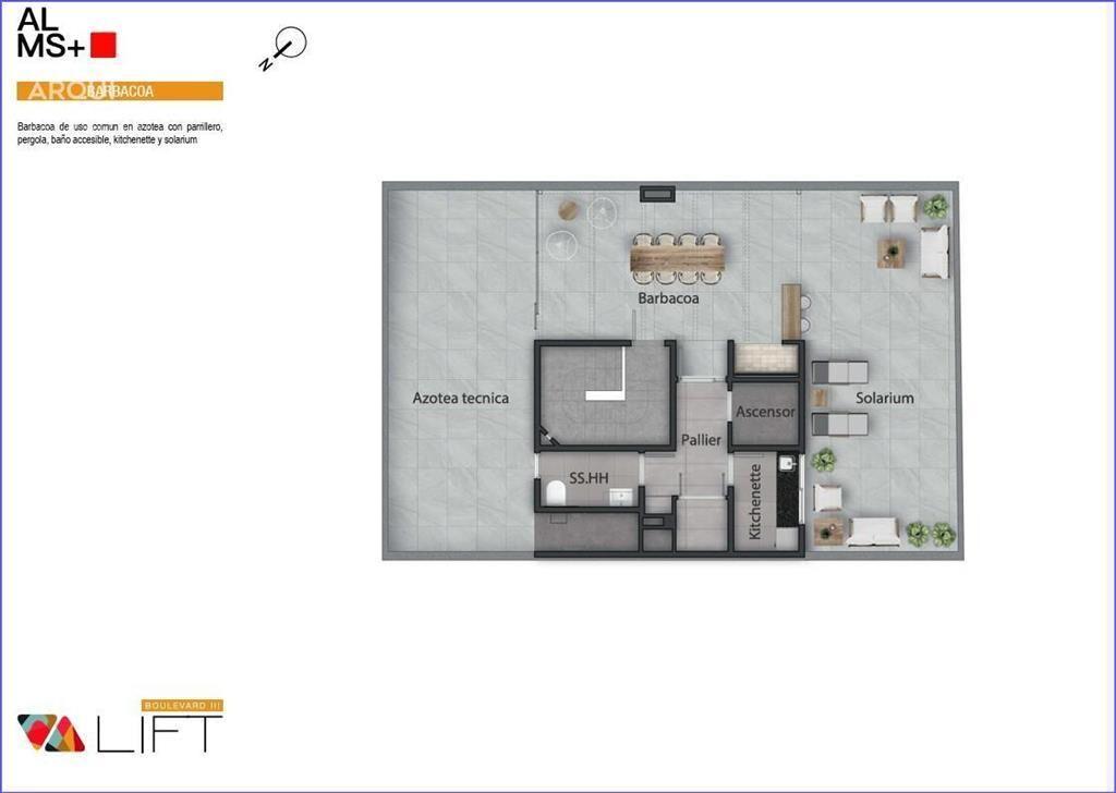Apartamento de un dormitorio en venta en La Blanqueada - 10