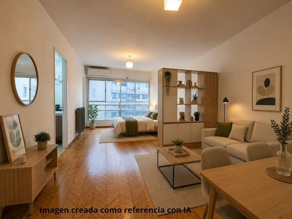 ALQUILER MONOAMBIENTE P.CARRETAS COCINA DEFINIDA