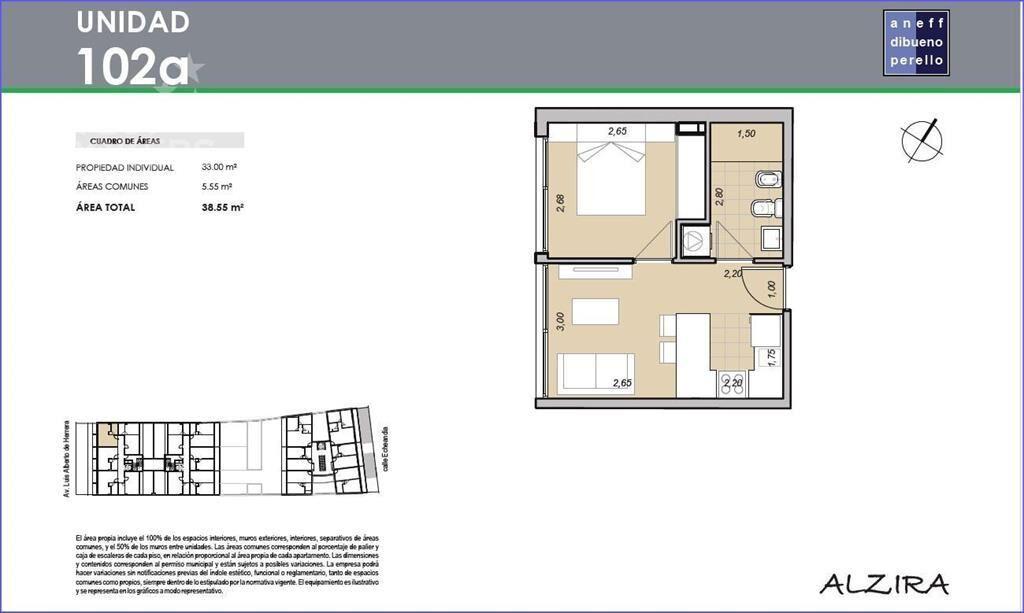 Apartamento de un dormitorio en venta en La Blanqueada - 10