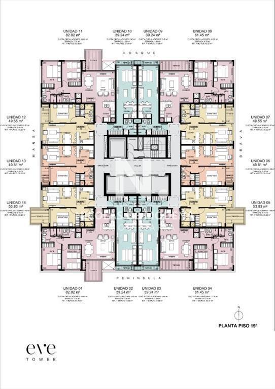 Departamento de 1 dorm en venta - Pre Lanzaminto
