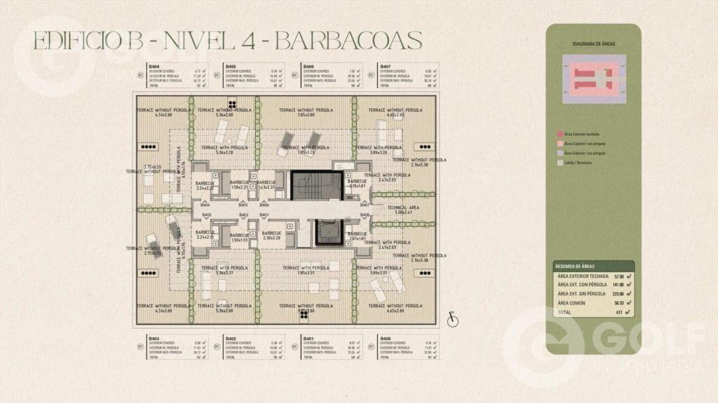 Venta apartamento dos dormitorios con rooftop en La Barra,