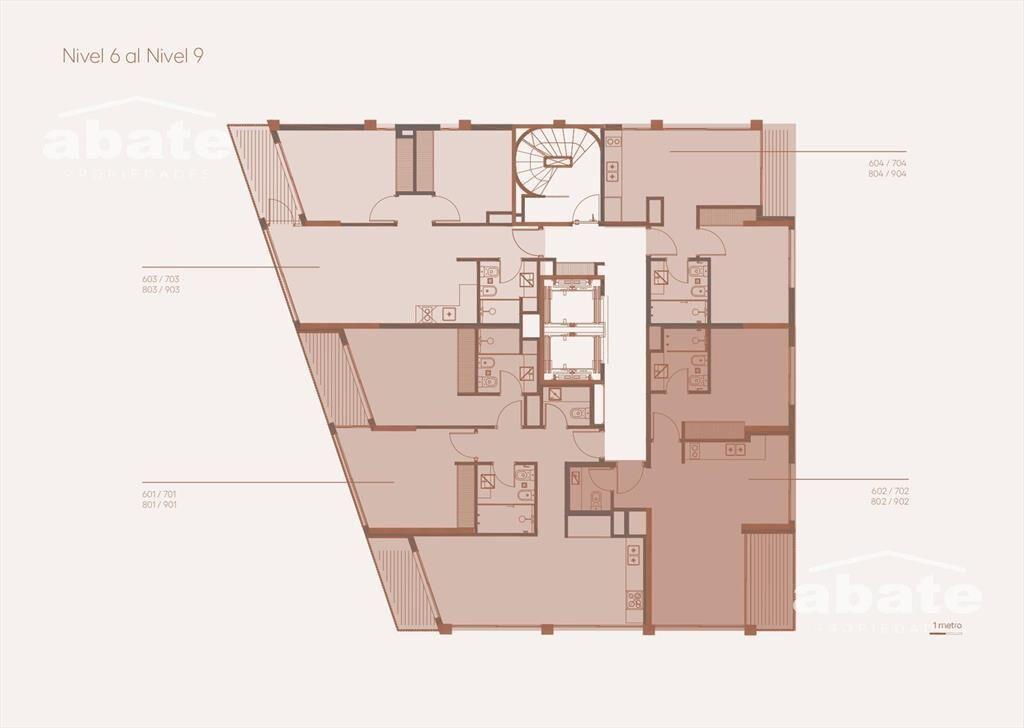 Venta apartamento 1 dormitorio en Pocitos Nuevo