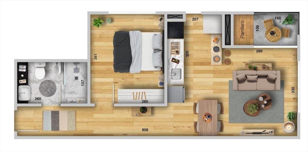 Venta en Pozo 1 dormitorio Av. Millan Prado.