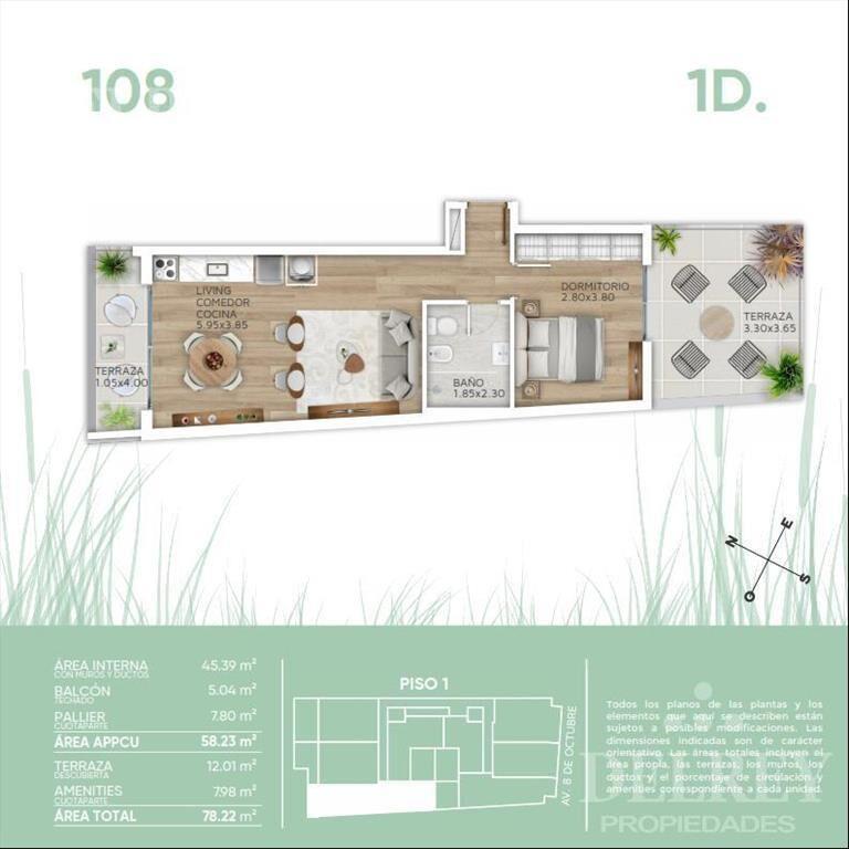 Venta Apartamento - La Blanqueada DELREY PROPIEDADES