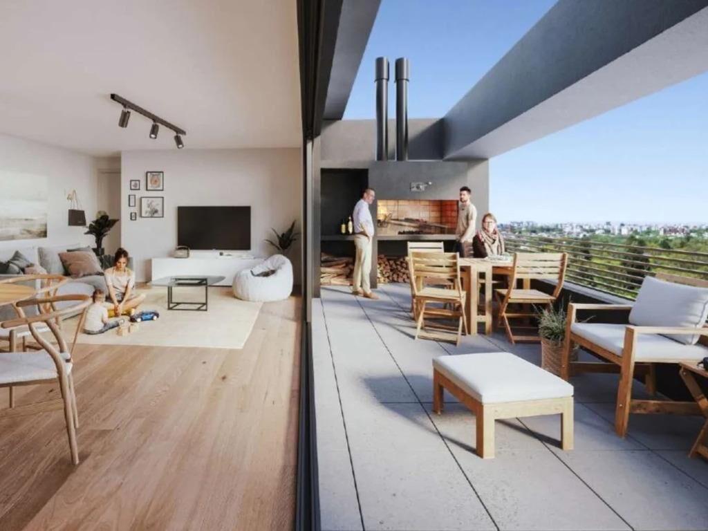 Venta de monoambiente con balcón en O2 Tower, Parque Batlle