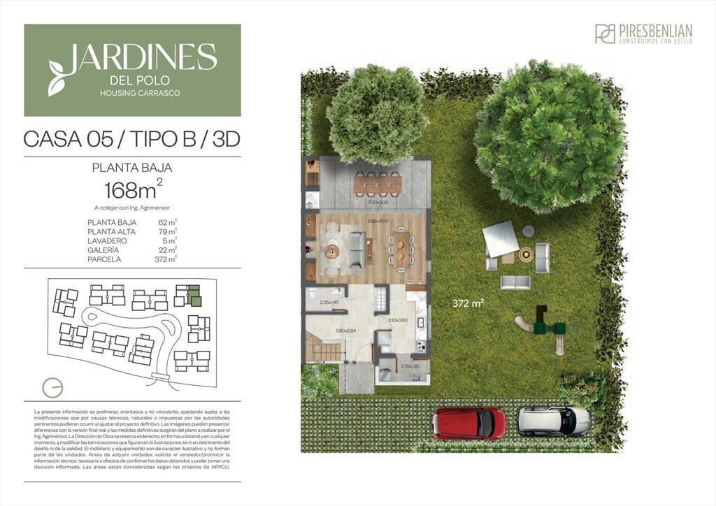 Venta Casa Duplex 3 Dormitorios en Carrasco Norte