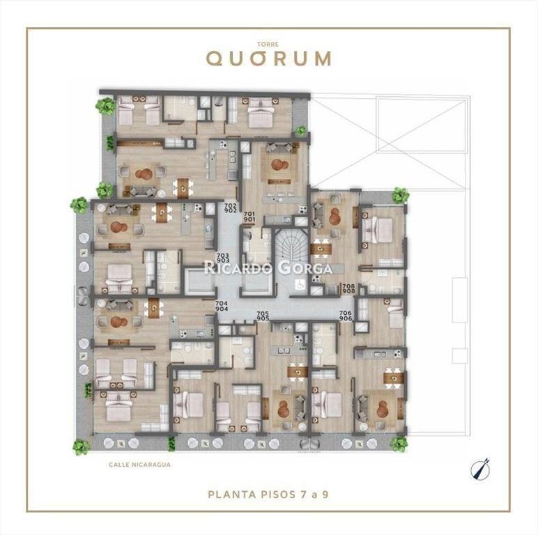 Venta Apartamento a estrenar en Aguada Torre Quorum 2 Do...