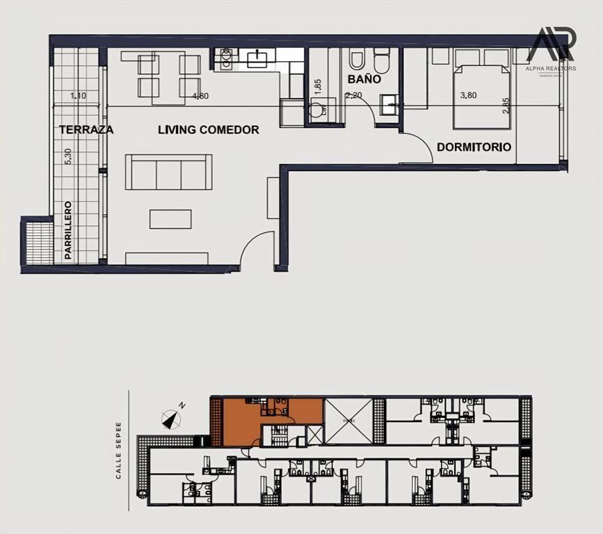 Apartamento en venta c/ cochera en Punta Gorda