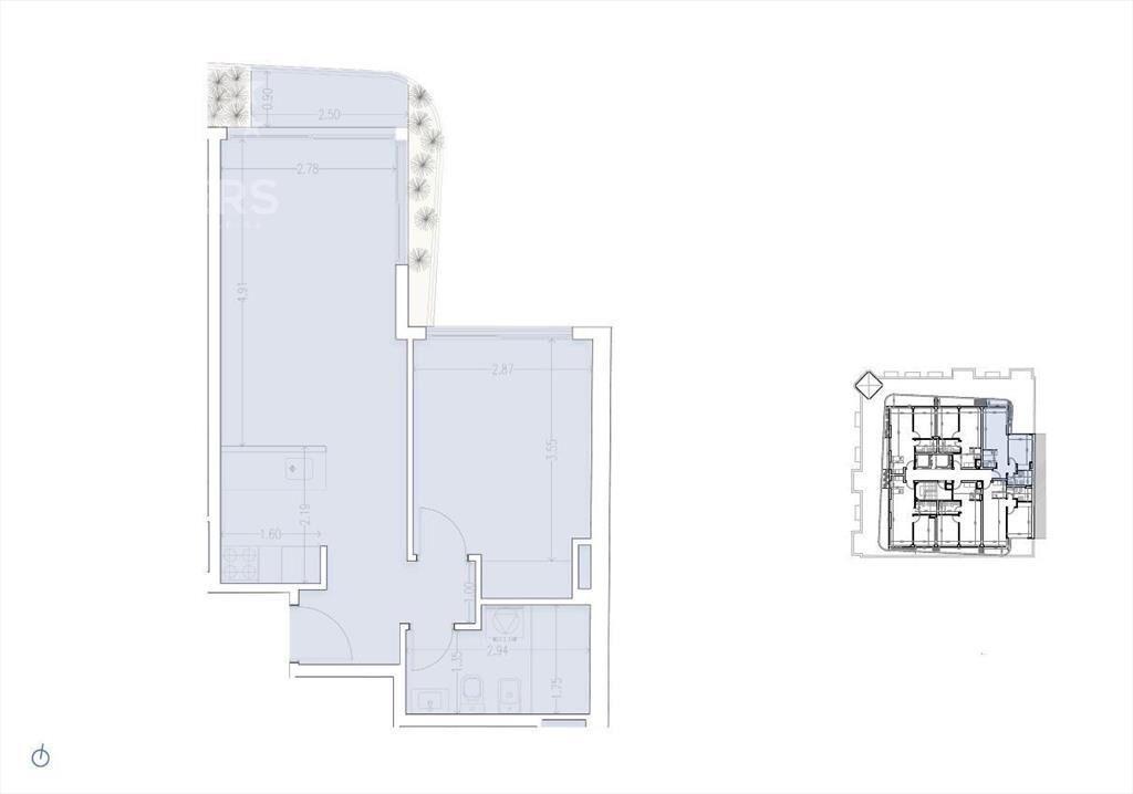 Apartamento de un dormitorio en venta en Palermo -803
