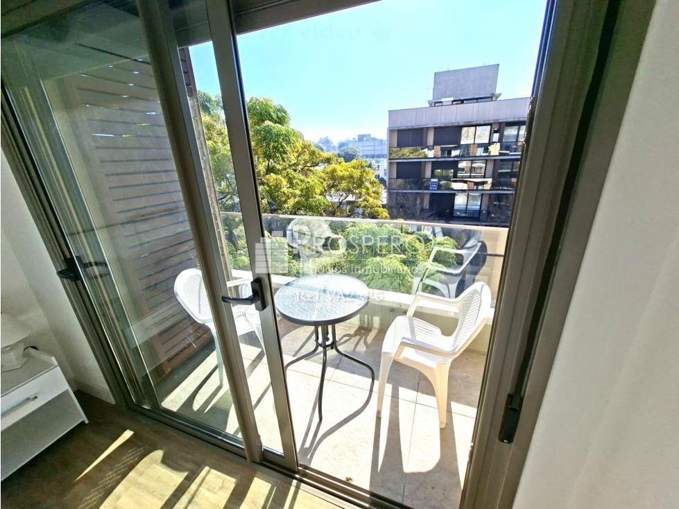 VA2326/1 Venta Apto Monoambiente Pocitos Nuevo c/ Balcón