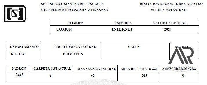 Terreno en venta de 513m2 ubicado en Puimayen
