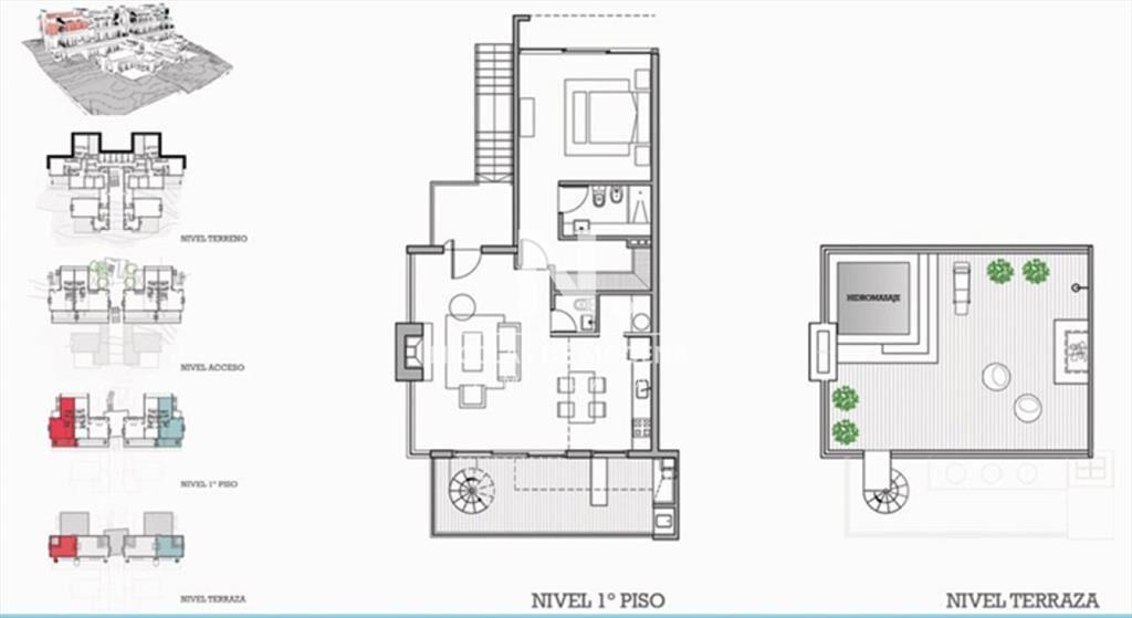Vende apartamento de 1 dormitorio en Punta