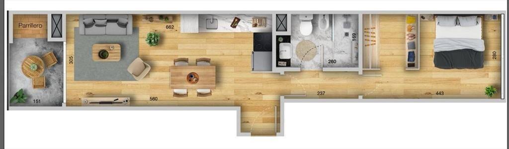 Venta en Pozo 1 dormitorio Av. Millan Prado.